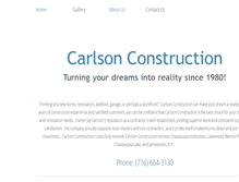 Tablet Screenshot of jaycarlsonconstruction.com